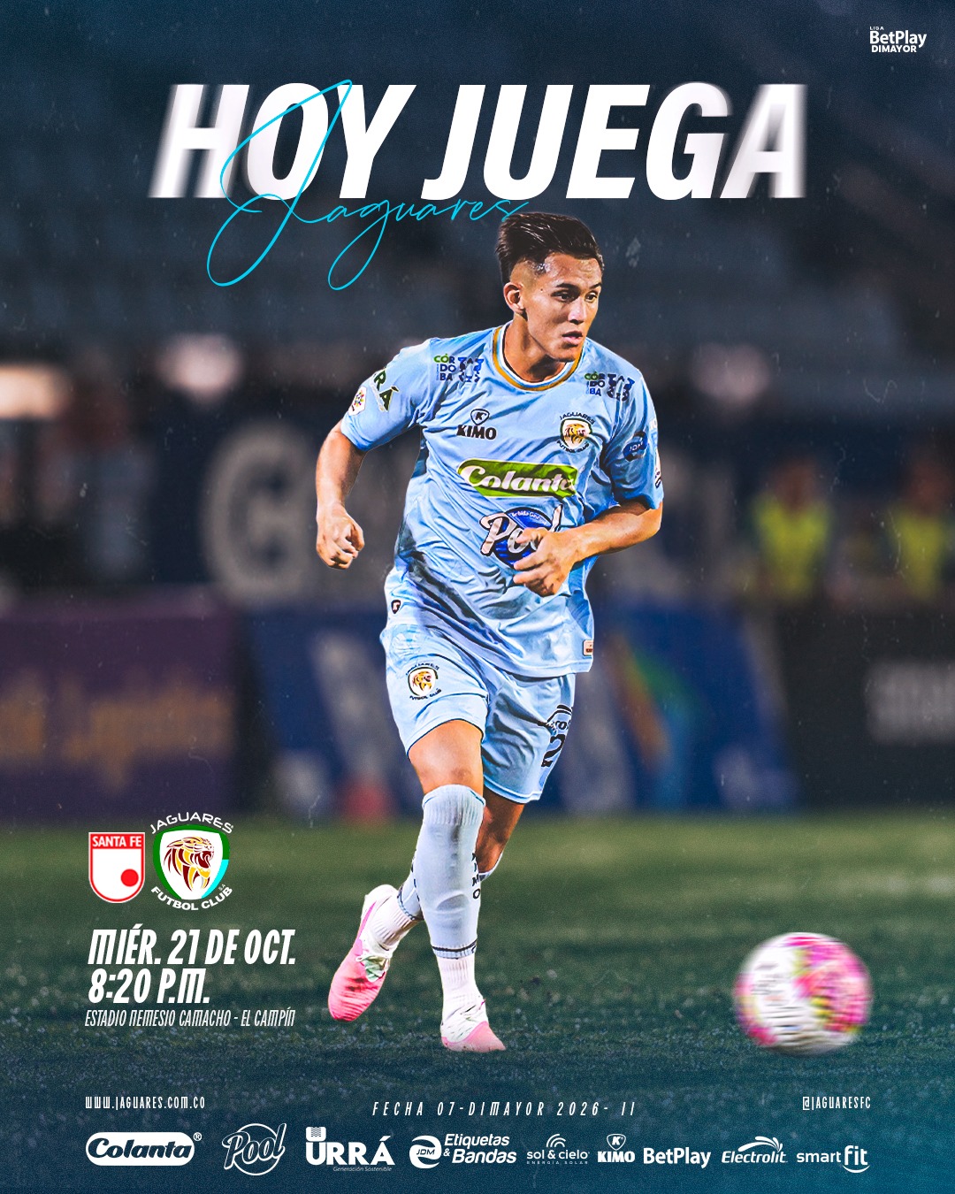 ¡JAGUARES VA POR SUMAR PUNTOS ANTE SANTA FE EN EL CAMPÍN!